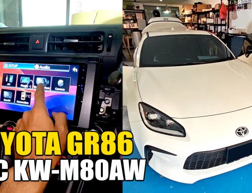 Toyota GR86 JVC KW-M80AW 9″ Display Wireless Apple CarPlay & Android Auto Head Unit