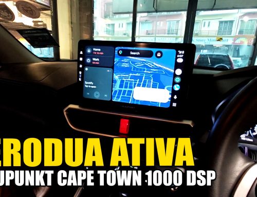 Perodua Ativa Blaupunkt Cape Town 1000 DSP Android Head Unit and AHDC 3.1 Reverse Camera