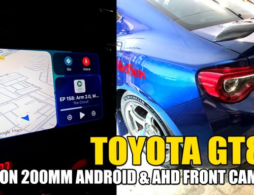 Toyota GT86 Eonon Android 200MM Head Unit & Front AHD Camera