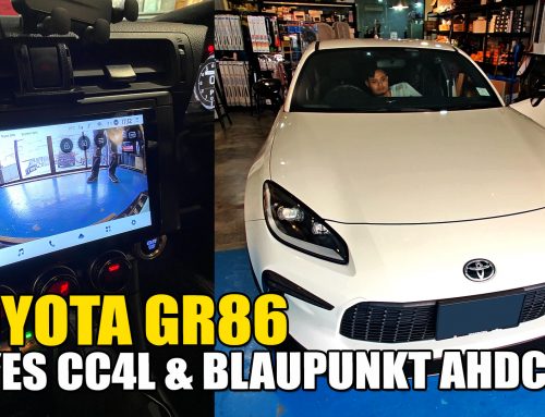 Teyes CC4L Installed in the Toyota GR86 along with Blaupunkt AHDC cameras for the Front and Rear