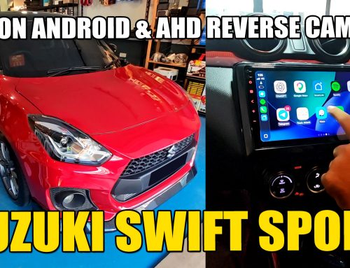 Suzuki Swift Sport Eonon Android Head Unit and AHD Reverse Camera