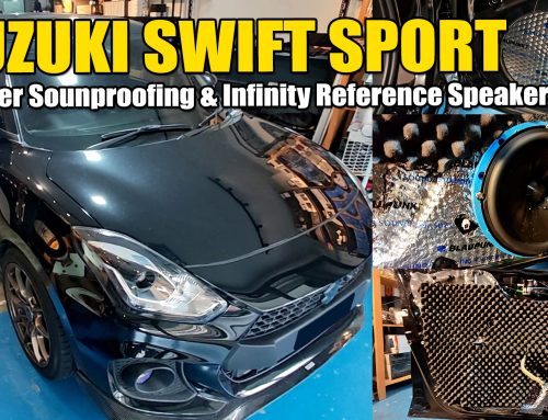 Suzuki Swift Sport ZC33S 3-Layer Soundproofing for doors along with Infinity Reference Speakers