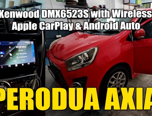 Perodua Axia Kenwood DMX6523S with Wireless Apple CarPlay and Android Auto